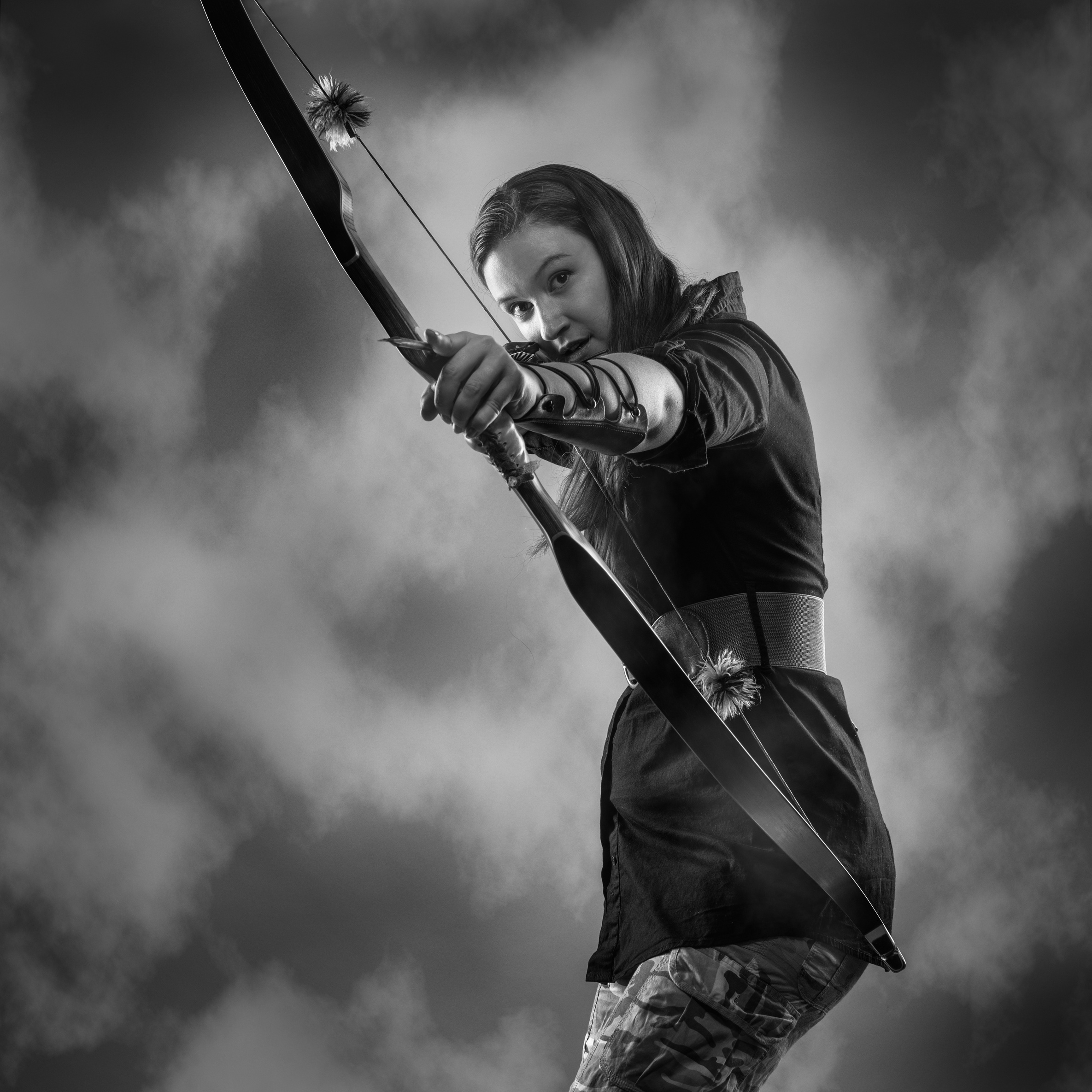 Archery Woman Shooting